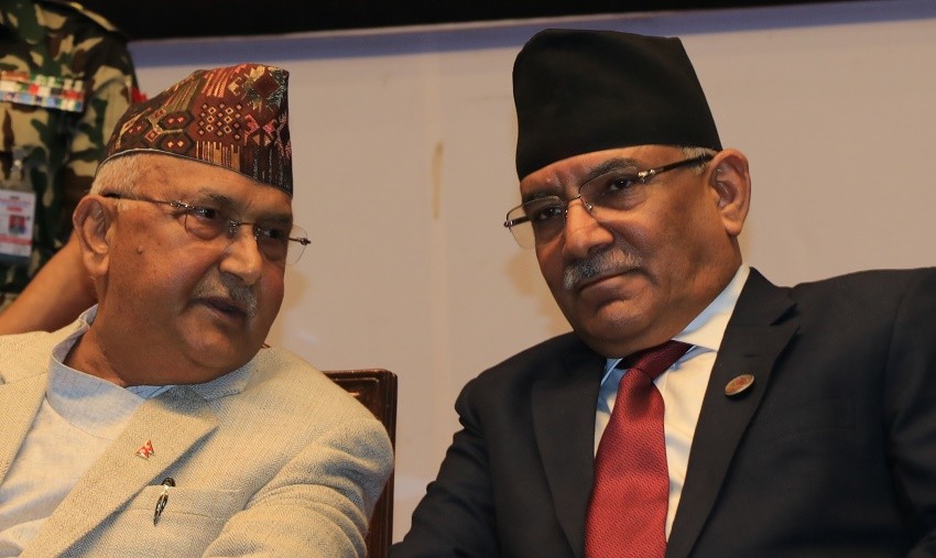 मन्त्रिपरिषद पुनर्गठनका विषयमा नेकपाका दुवै अध्यक्ष आज पनि छलफलमा