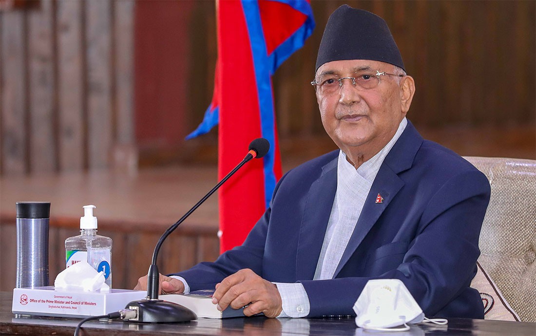 कोरोना नियन्त्रणमा सरकारको काम उत्साहजनक : प्रधानमन्त्री ओली