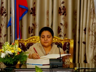 राष्ट्रपतिबाट २ महिनाको पारिश्रमिक र चाडपर्व खर्च कोरोना उपचार कोषमा प्रदान