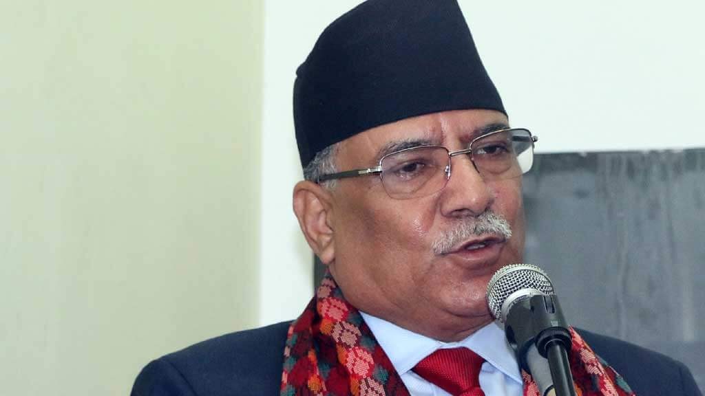 मन्त्री खान गएकाहरुलाई प्रचण्डको कटाक्ष : कति खरानी घसेको? मैले त चिन्नै सकिनँ!