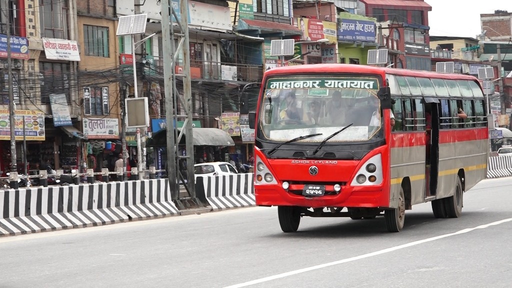 काठमाडौँ उपत्यकामा आजदेखि सार्वजनिक यातायात सञ्चालन हुने