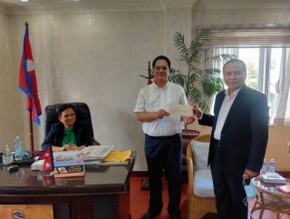 नियुक्तिपत्र लिएलगत्तै कुलमानले गरे पदभार ग्रहण