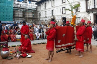 आज घरघरमा फूलपाती भित्र्याइँदै