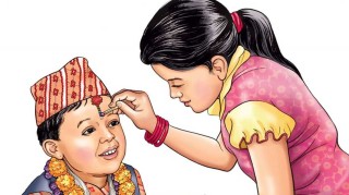 तिहारको मुख्य दिन आज : भाइटीका लगाइँदै