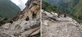 दार्चुला–तिंकर सडकखण्डमा सेनाले ट्रयाक खोल्यो