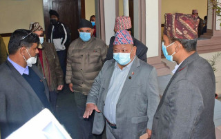 बतासले भाडामा लिएको धर्मशालाको मन्त्री आलेद्वारा निरीक्षण