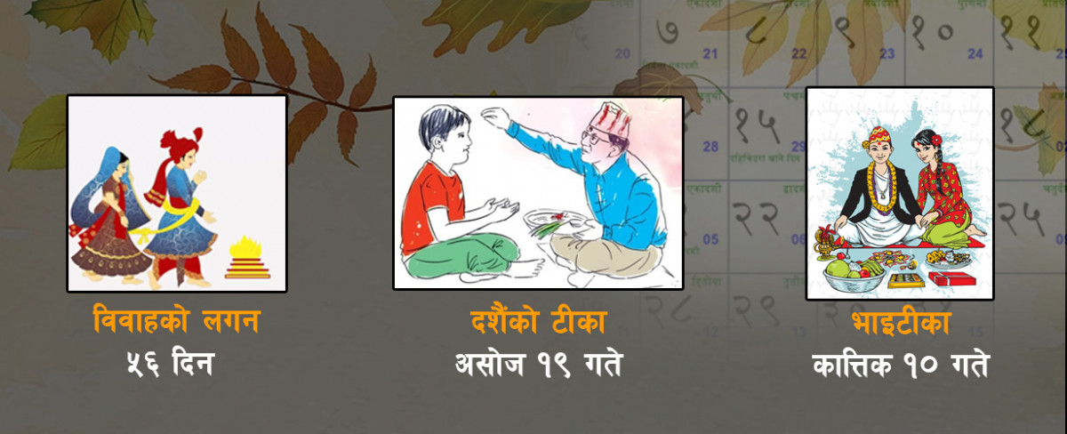 २०७९ सालको पात्रो तयार, विवाहको लगन मात्रै ५६ दिन