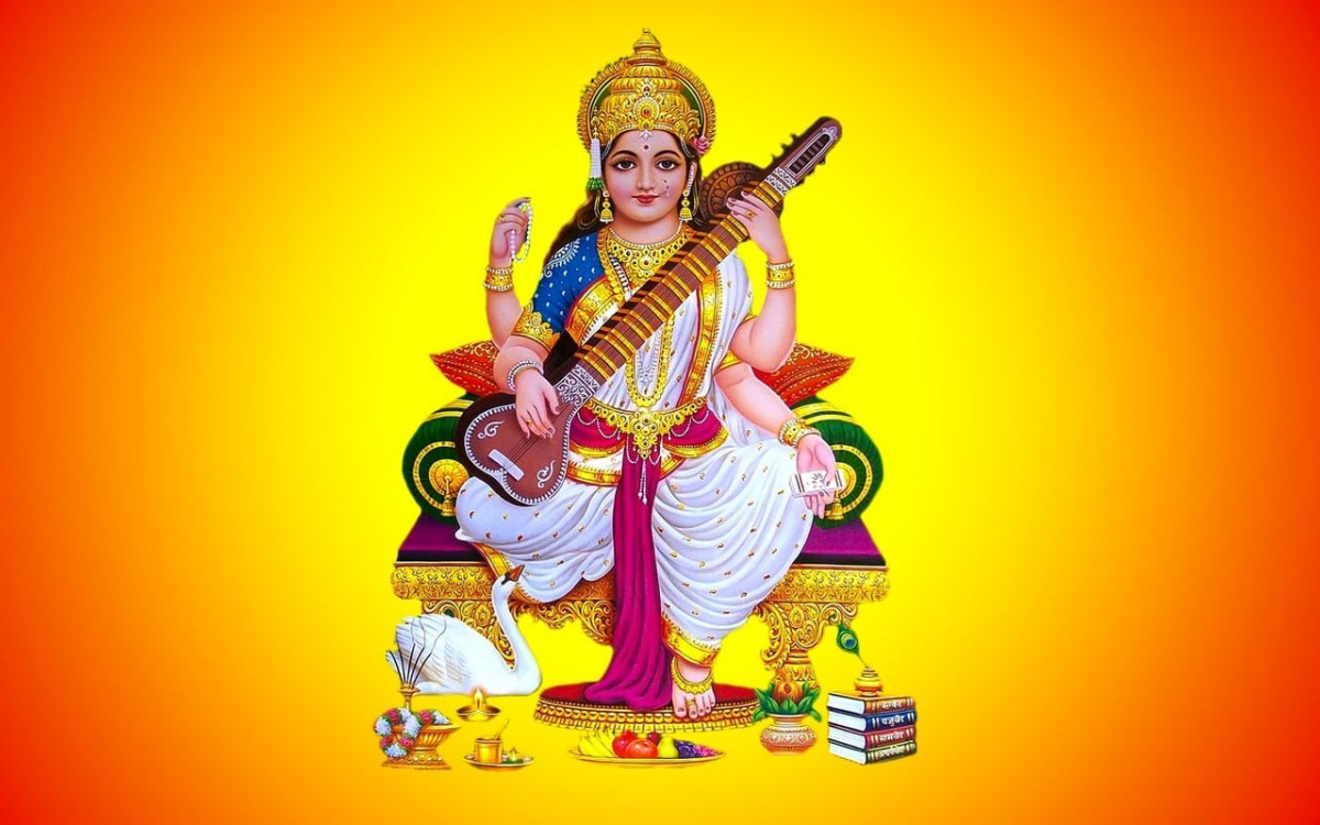 आज सरस्वती पूजा, विद्याकी देवीको पूजा गरिँदै