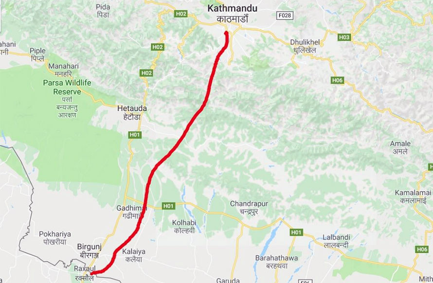 काठमाडौं–रक्सौल रेलमार्गको ‘फाइनल लोकेसन सर्भे’ सुरु
