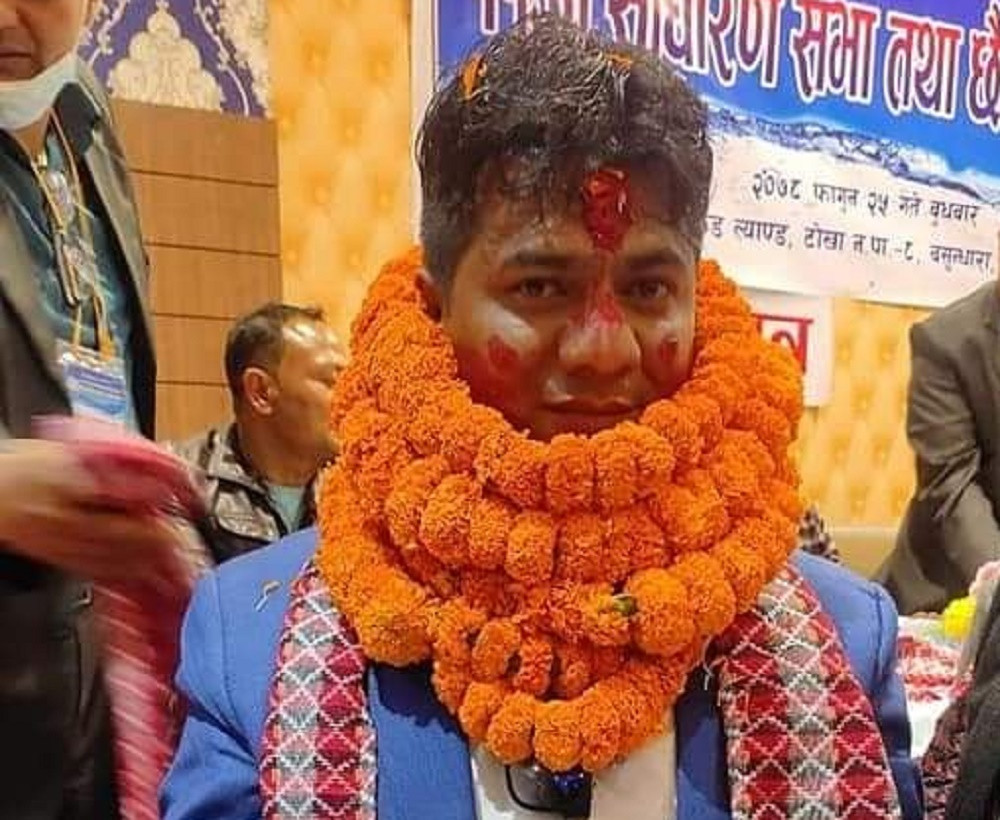 नेपाल बोटल वाटर उद्योग संघको केन्द्रिय अध्यक्षमा ध्रुव गौतम निर्विरोध