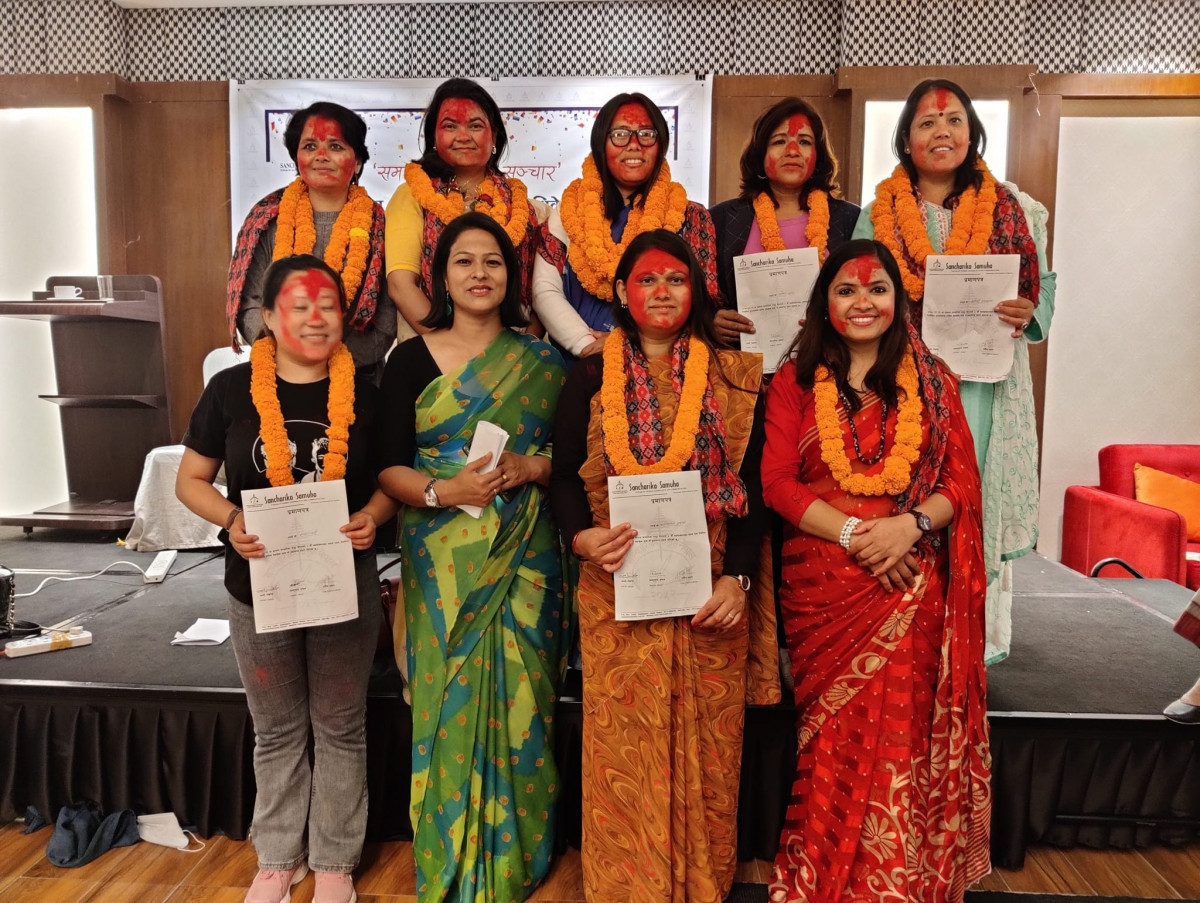 सञ्चारिका समूहको आठौँ महाधिवेशनबाट अध्यक्षमा विमला तुम्खेवा विजयी