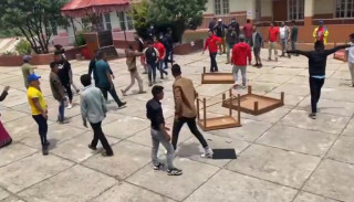 पाँचखालमा मतदानस्थल नै तोडफोड, मतदानस्थल नै तहसनहस