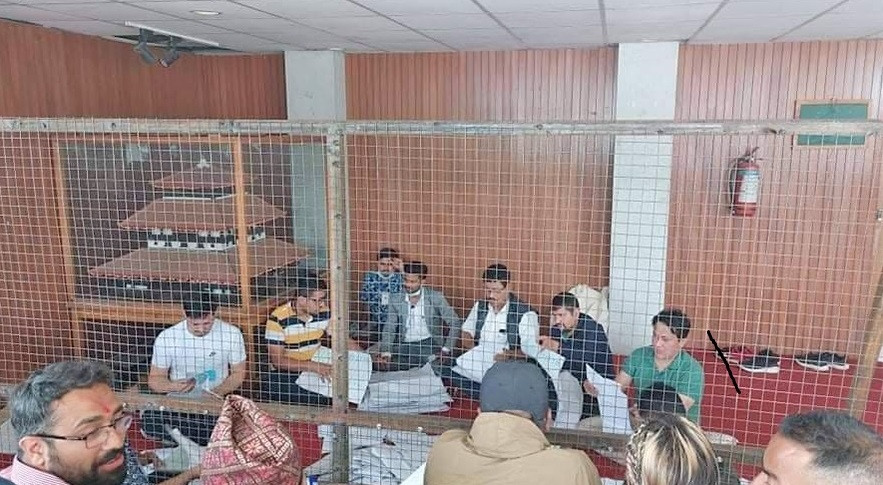 पोखरामा मतगणना स्थगित