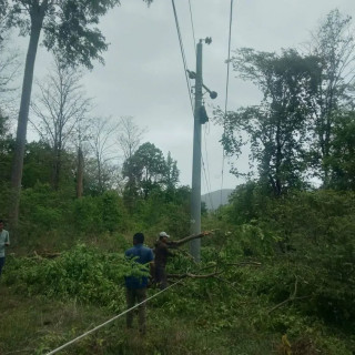 रुख ढल्दा कर्णालीमा विद्युत् सेवा अवरुद्ध