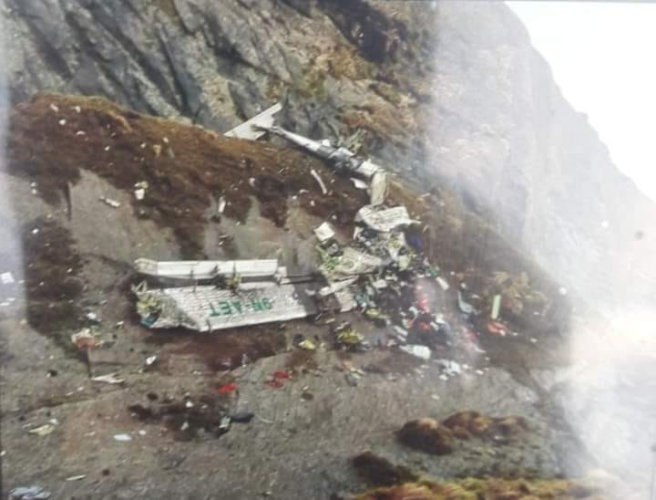 दुर्घटनाग्रस्त अवस्थामा भेटियो सम्पर्कविहीन तारा एयरको विमान