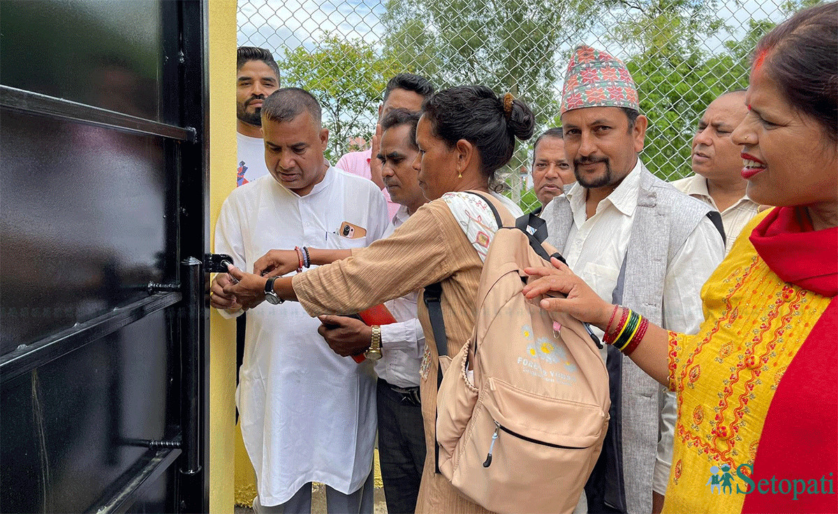 उपमेयर चौधरीको नेतृत्वको टोलीद्वारा टरिगाउँ एयरपोर्टमा तालाबन्दी