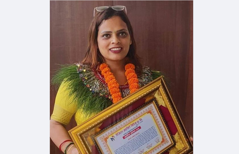 सेफर्ड कलेजकी प्रिन्सीपल शर्मालाई नागरिक सम्मान