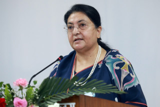 देशको हित र जनताको उन्नतिभन्दा ठूलो हाम्रो अर्को कुनै लक्ष्य छैन : राष्ट्रपति