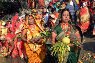 छठपर्व :  बर्तालुले आज ‘नहाय-खाय’ विधि गर्दै