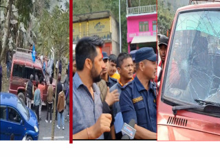 रवि लामिछाने माथि आक्रमणको प्रयास, चुनाव प्रचारमा प्रयोग गरिएको गाडी तोडफोड