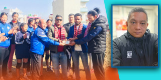 न्यू डायमन्ड स्पोर्टस क्लबलाई आर्थिक सहयोग जुट्दै, समाजसेवी राईले गरे एक लाख बढी सहयोग 
