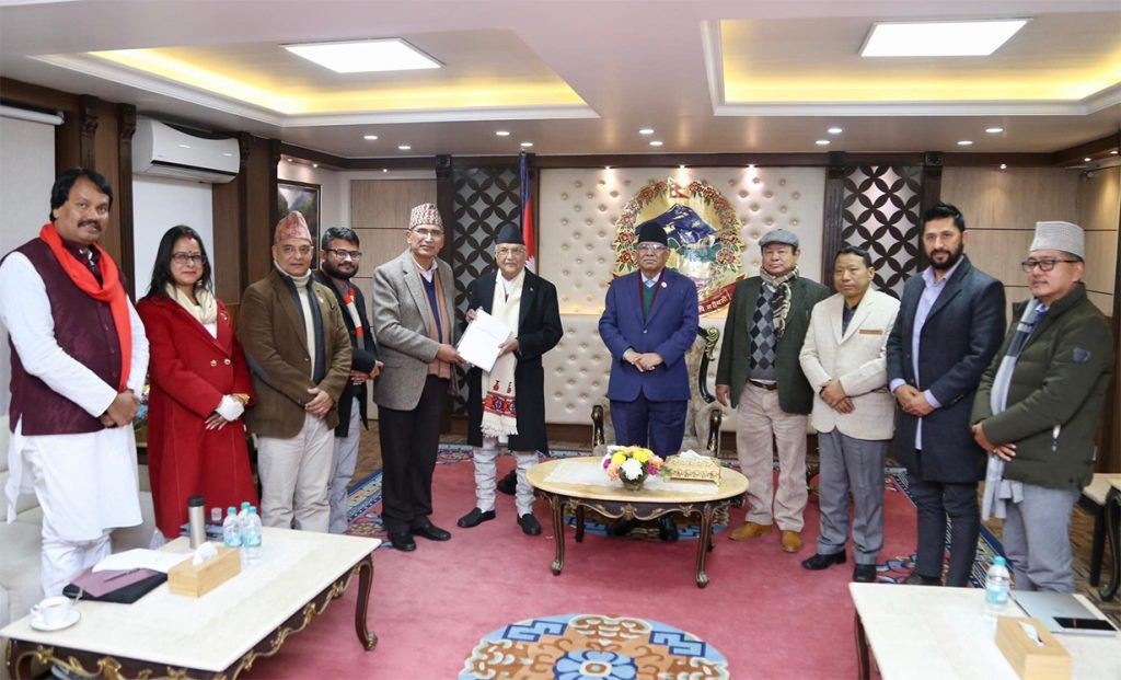 कार्यदलले न्यूनतम साझा कार्यक्रमको मस्यौदा बुझायो शीर्ष नेतालाई