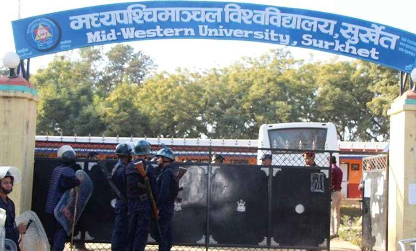 मध्यपश्चिम विश्वविद्यालयको स्ववियु निर्वाचन चैत ३ गते 