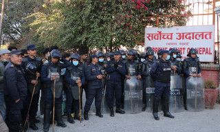रवि लामिछाने प्रकरण : सर्वोच्च परिसरमा सुरक्षा व्‍यवस्था थप कडाइ, केहीबेरमै फैसला आउने