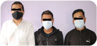 अमेरिकाबाट चकलेटको बट्टामा आएको गाँजासहित ३ जना पक्राउ