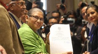 एमालेबाट उपराष्ट्रपतिमा अष्टलक्ष्मी शाक्यको उम्मेदवारी दर्ता