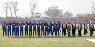 विजेता नेपाली राष्ट्रिय क्रिकेट टोलीलाइ बधाईको ओईरो, सरकारद्वारा सम्मान(खासखबर)