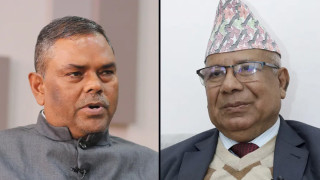 माधव नेपाल र उपेन्द्र यादवबीच भेटवार्ता