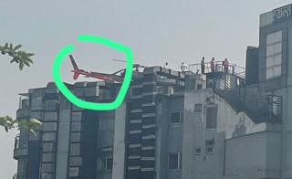 काठमाडौंको ह्याम्स अस्पतालमा हेलिकोप्टर दुर्घटना