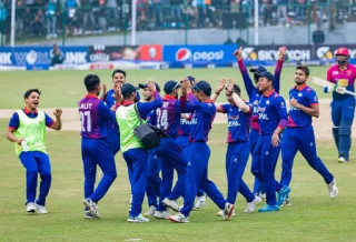 नेपाली क्रिकेट टोलीको शानदार जित, भारत–पाकिस्तानसँग खेल्न पाउँदा खेलाडी उत्साहित(खासखबर)