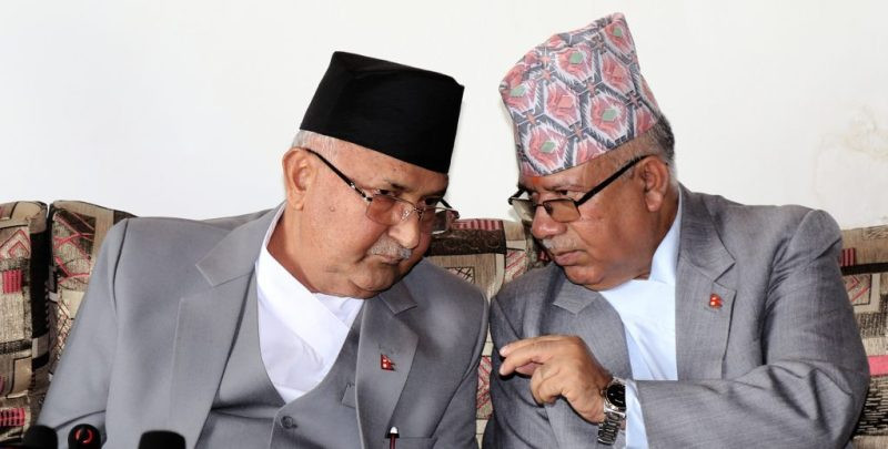 ओलीलाई माधवको झटारो–‘जालझेलले बनाएको सरकार हातबाट फुत्कियो त,सत्तोसराप गरेर हुन्छ ’?