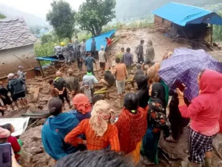 ओखलढुङ्गामा पहिरो : चारजनाको मृत्यु