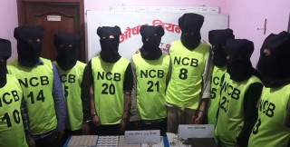 २ करोड ३३ लाख बढीको लागुऔषधसहित १२ जना पक्राउ, ५ जना विदेशी