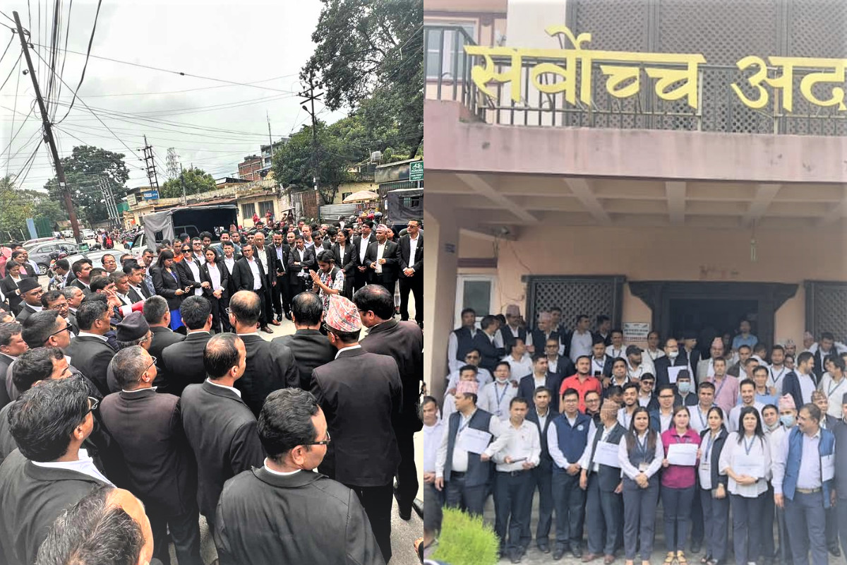 आन्दोलित अदालतका कर्मचारी र कानुन व्यवसायीबीच सहमति