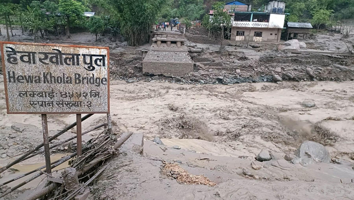 संखुवासभामा बाढीबाट बेपत्ता एक जनाको शव एक महिनापछि भेटियो
