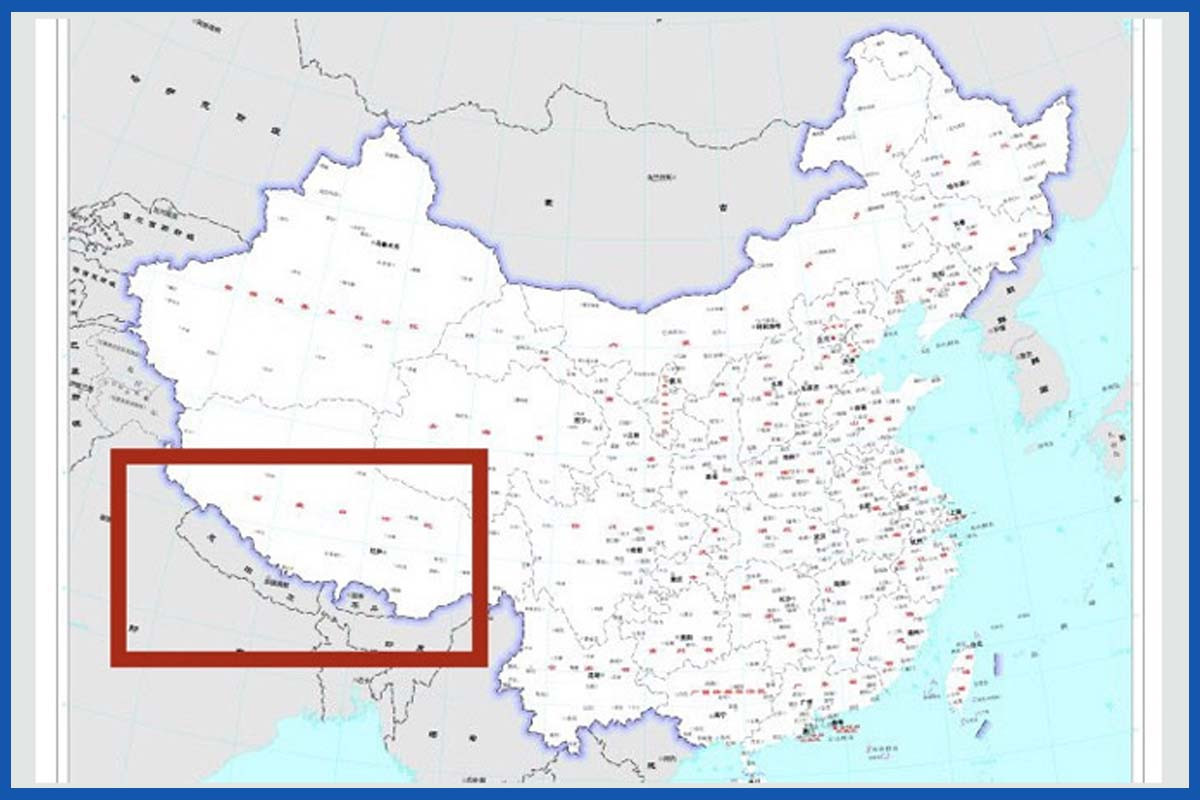 चीनको नक्सामा नेपालको चुच्चे नक्सा गायब, सरकार मौन, कुटनीतिक पहल चाल्नुपर्ने माग (खासखबर)