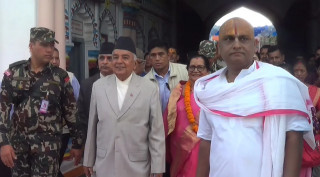 राष्ट्रपति पौडेलले गरे जानकी मन्दिरमा पूजा अर्चना
