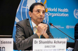 डब्ल्युएचओको दक्षिणपूर्वी एसिया निर्देशकमा आचार्यको उम्मेदवारी