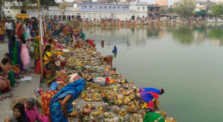 छठ पूजाको तयारी पूरा