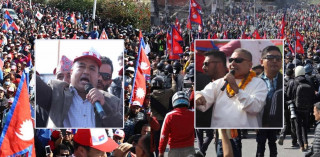काठमाडौंमा दुर्गा प्रसाईं भर्सेस युवा संघ प्रदर्शन, महेश बस्नेतको सरकारलाई खबरदारी, व्यवस्था बदल्ने आन्दोलन निरन्तर जारी रहने प्रसाईंको जिकिर(खासखबर)