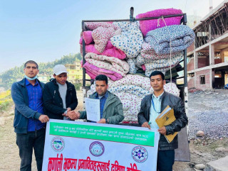 जाजरकोट र रुकुमपश्चिमका भुकम्पपिडितलाई कोरियाबासी नेपालीहरुको सहयोग