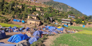 भूकम्प प्रभावित क्षेत्रमा साढे तीन हजार अस्थायी आवास निर्माण