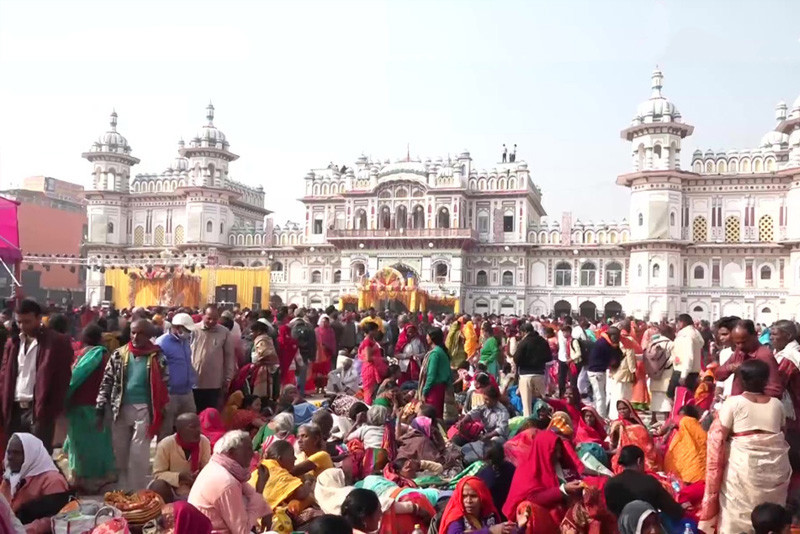 विवाहपञ्चमी महोत्सवमा दर्शनार्थीको घुइँचो