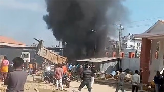 भैंसेपाटीस्थित मन्त्री क्वार्टरमा आगलागी