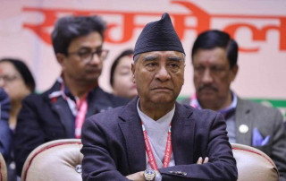 ‘देश संकटमा उभिएको छ,हामीहरु मिलौं ’ : शेरबहादुर देउवा