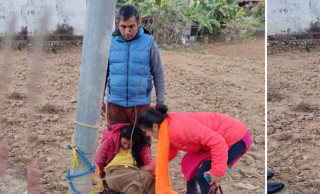 लेनदेनको विषयलाई लिएर महिलालाई पोलमा बाँधेर निर्घात कुटपिट